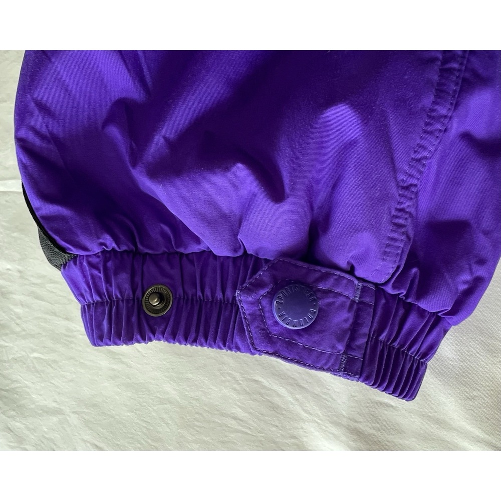 Women's Vintage Columbia 100% Nylon Ski Snow Outdoor Pants Size small Purple - Picture 8 of 15